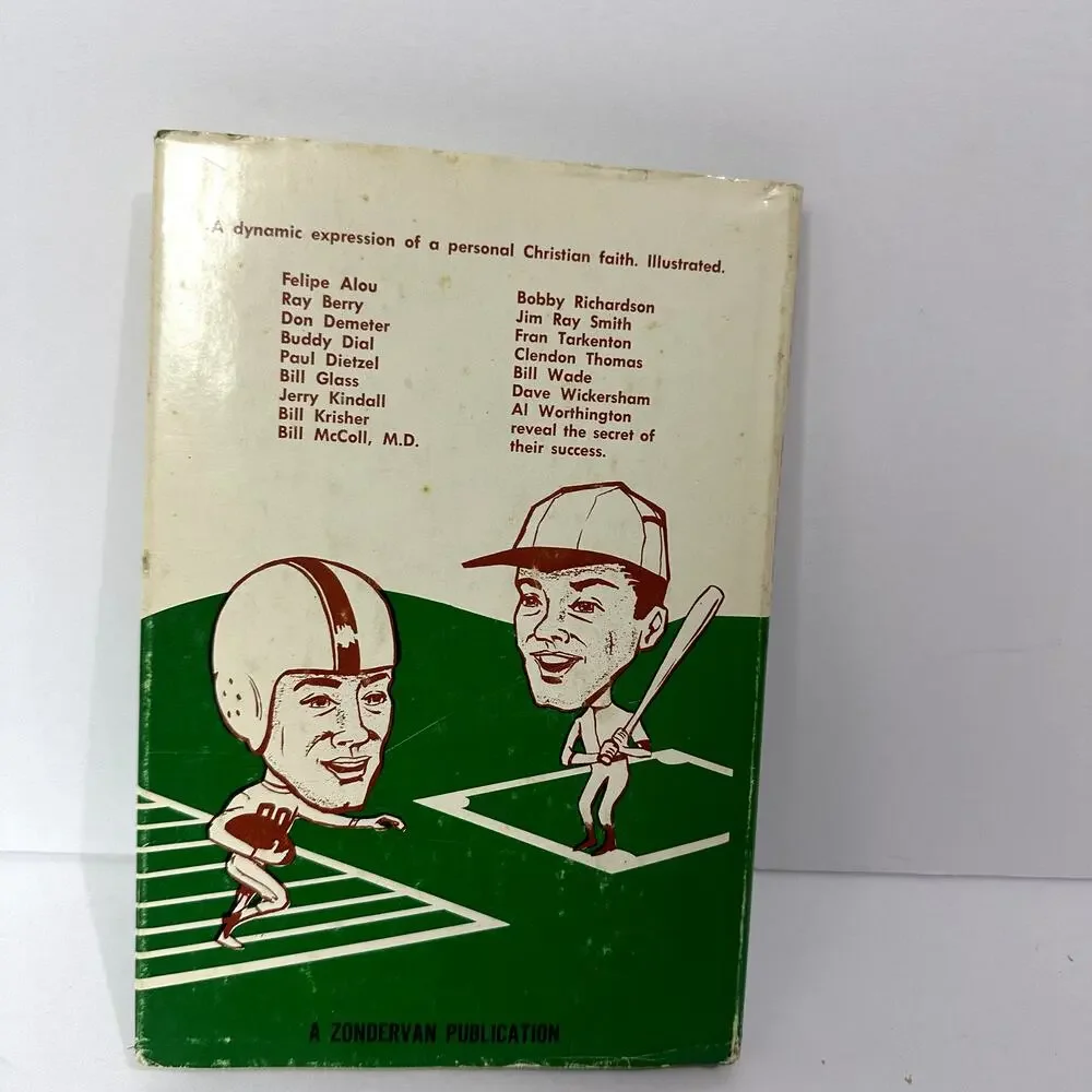 Play Ball! Book True Stories Faith in Action James Hefley Vintage Sports 1966